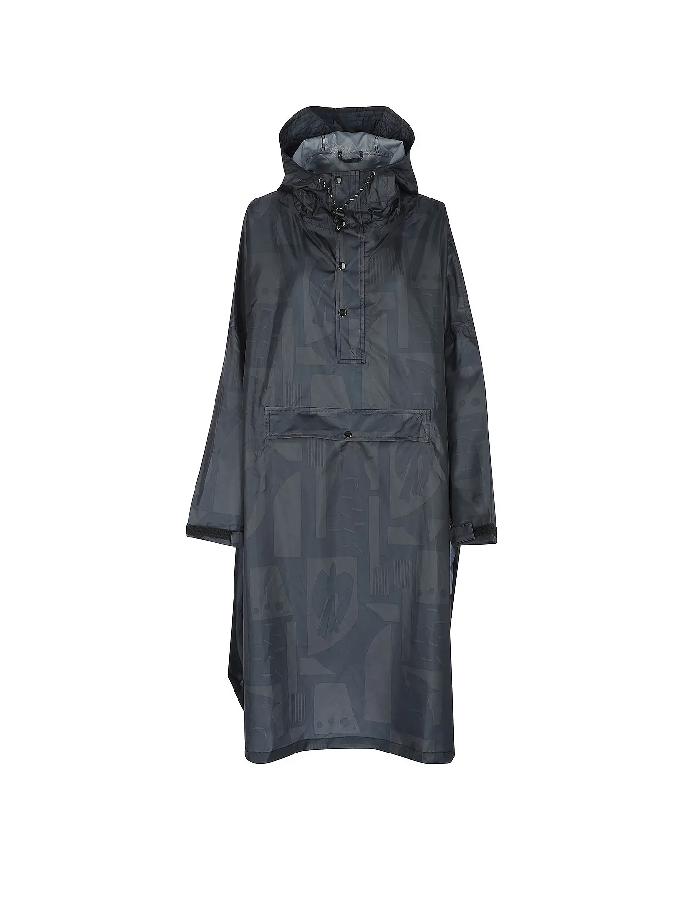 RAINKISS | Regenjacke - Regenponcho HAPPY DAZE | schwarz